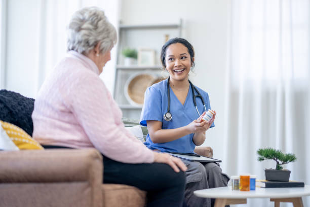 istock Senior Home Care Appointment 1487764490