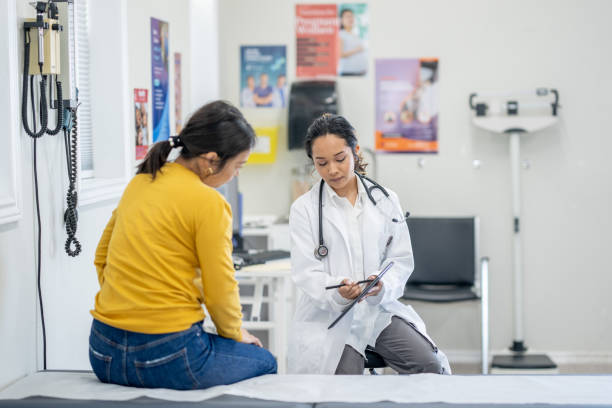 istock Women's Health Appointment 1487764595