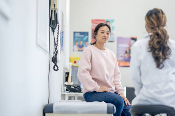 istock Women's Health Appointment 1487764615