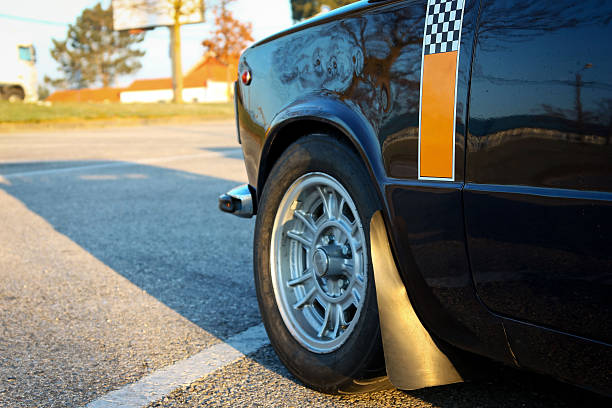 istock Classic Race Car Detail 148777038