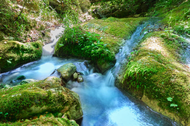 istock small waterfalls in the Alento River Park in Abruzzo 1487771236