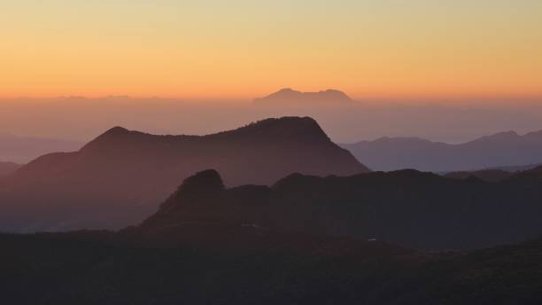 istock Hills in Nepal at sunrise. View from Ghale Gaun. 1487773270