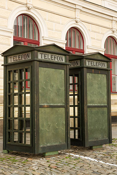 istock Old Telephone booths in Czech Republic 148778640