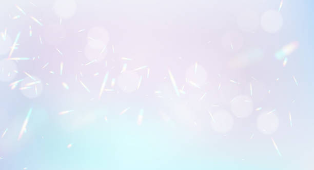 istock Holographic radiant vector design frame. Stylish blue and violet glitter card. Bokeh cloud card. 1487789825
