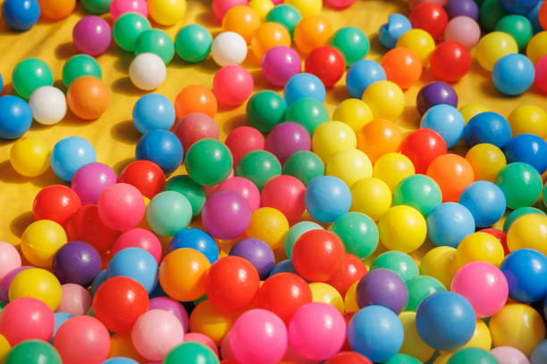 istock colorfull plastic balls in indoor playground. 1487795351