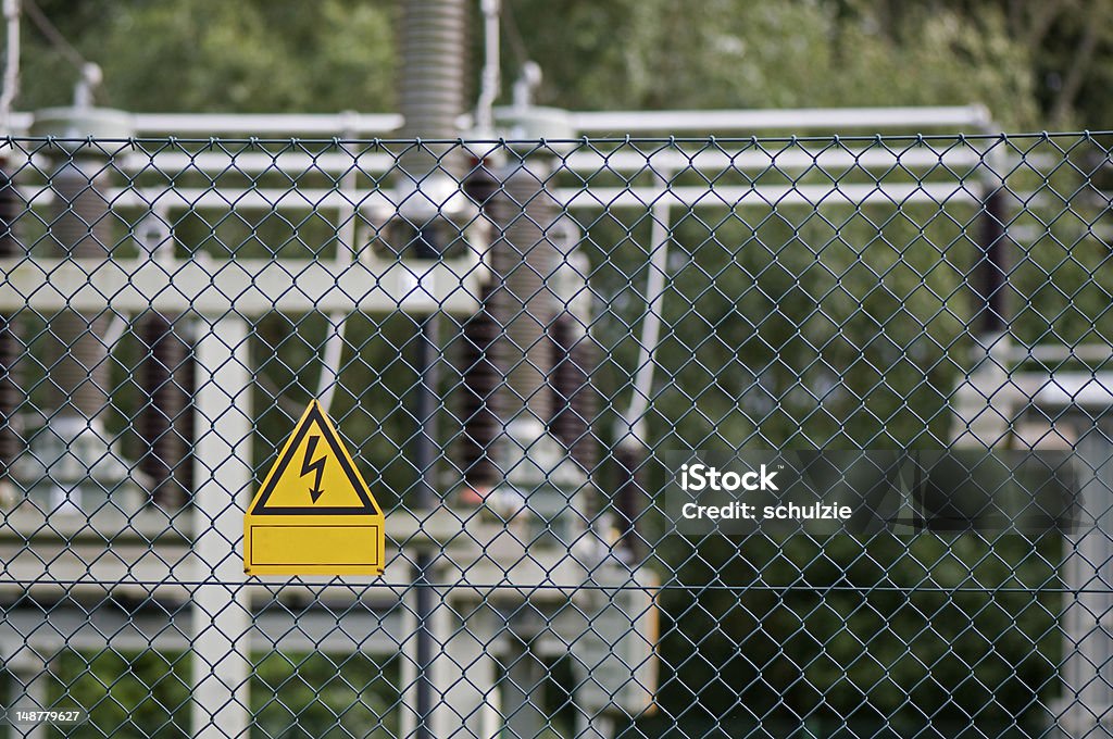 Gefahr - Lizenzfrei Achtung Hochspannung Stock-Foto