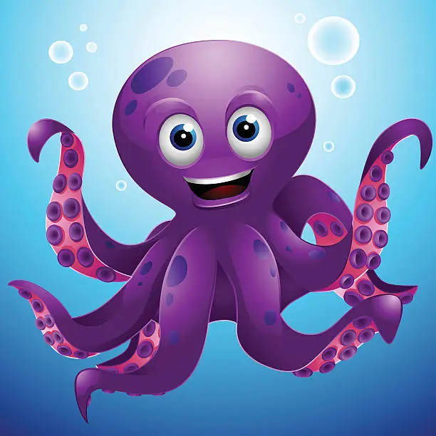 Vector illustration of Octopus