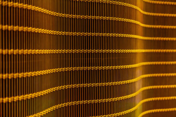 istock Backgrounds of yellow beads design 1487816452