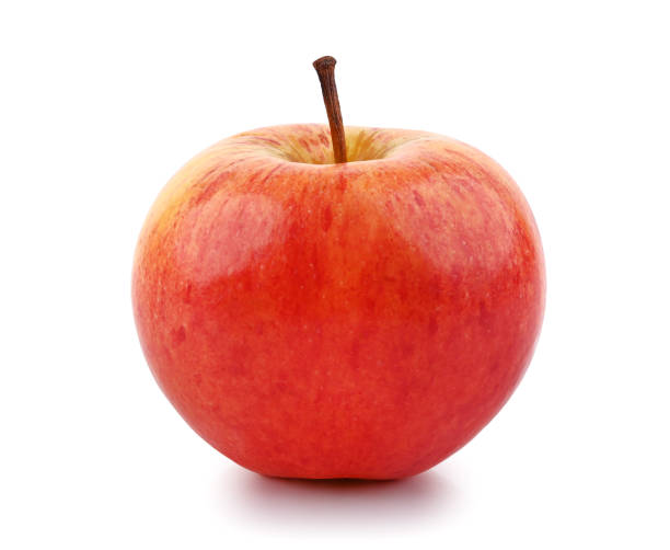 istock Whole fresh red apple isolated on white 1487817118