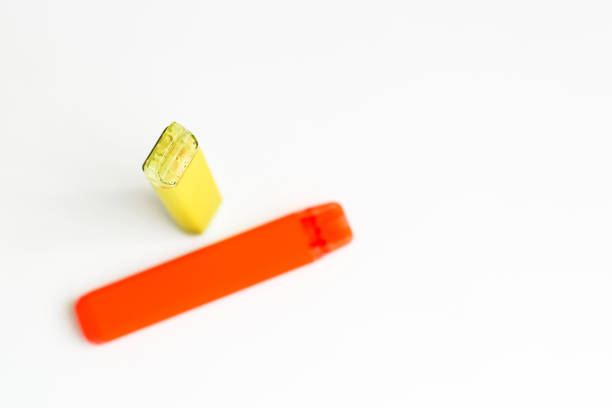 istock Nicotine disposable electronic cigarette, replacing cigarettes with tobacco 1487817160