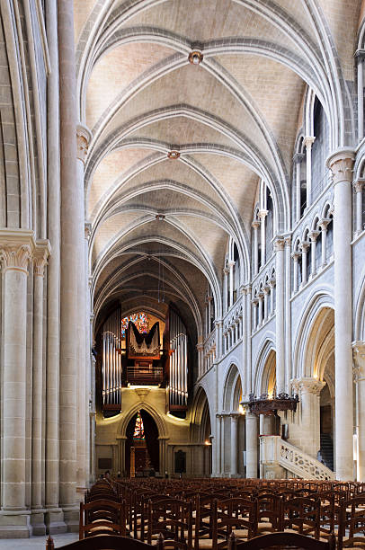 istock Cathedral nave in Lausanne 148782267