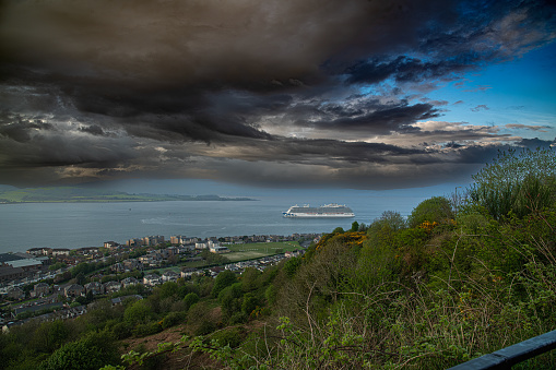 Regal Princess leave tonight from Greenock Lyle hill Inverclyde Scotland United Kingdom 05/05/2023