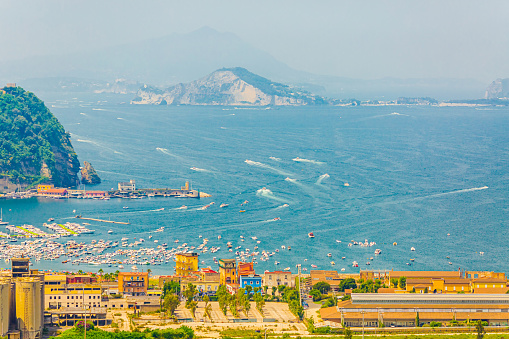 San Francesco di Paola in a beautiful summer day in Naples, Italy