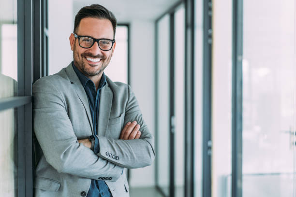 istock Portrait of successful businessman. 1487838855