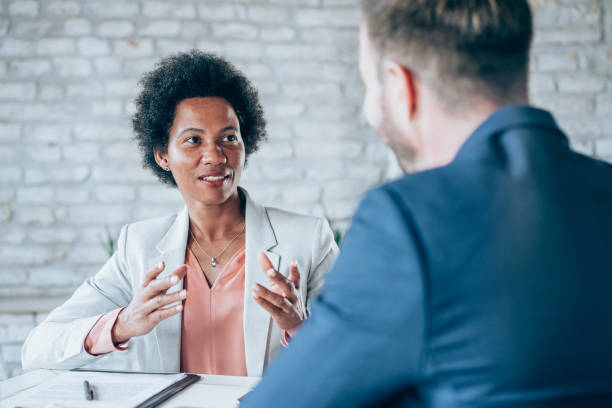 istock Business partners in meeting. 1487839230
