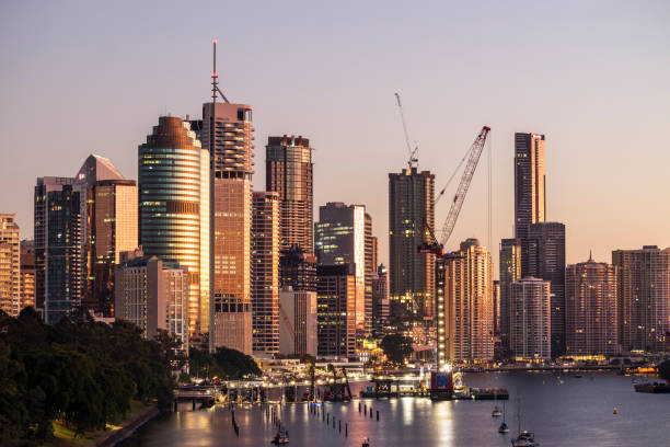 istock Brisbane City Sunrise 1487841429