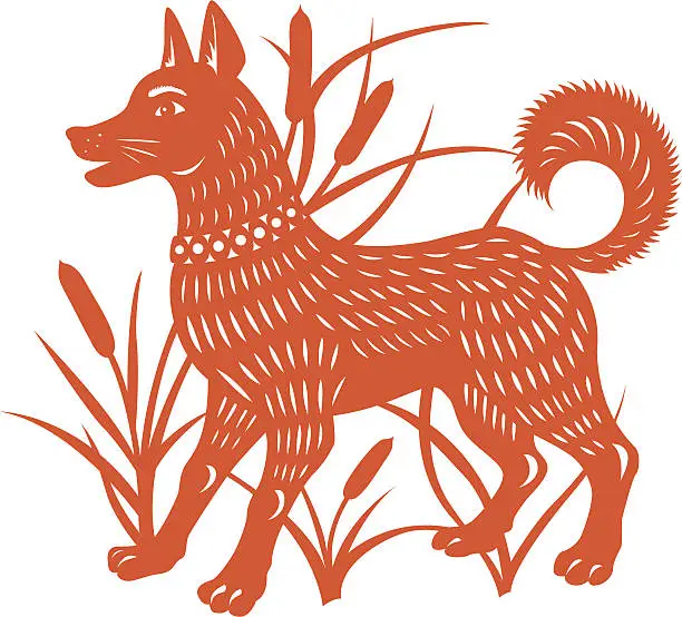 Vector illustration of Red Dog - 2006 (vector)