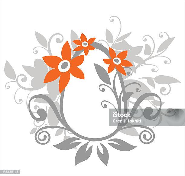 Flowers And Easter Egg Stock Illustration - Download Image Now - Celebration, Computer Graphic, Concepts