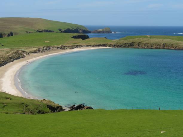 istock Beautiful beach in the bay features stunningly turquoise waters and pristine white sand 1487854677