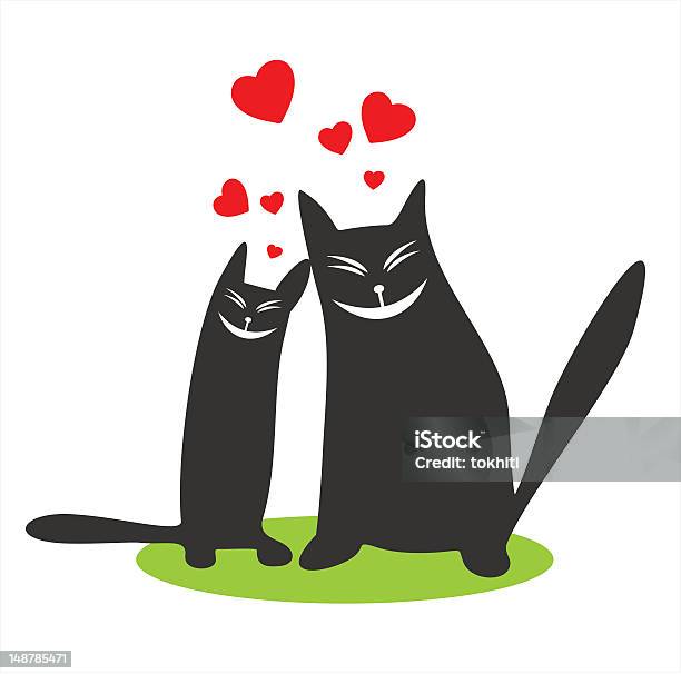Enamored 黒猫 - お祝いのベクターアート素材や画像を多数ご用意 - お祝い, アイデア, イラストレーション