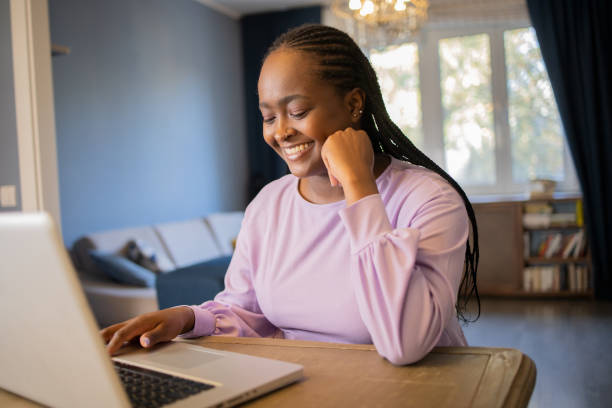 istock Woman working from home 1487858597