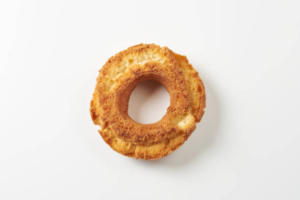 istock Various types of donut on white background. 1487876483