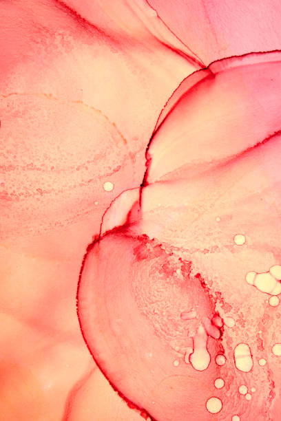 istock Contemporary Decorative Artwork. Alcohol Ink style. 1487879844