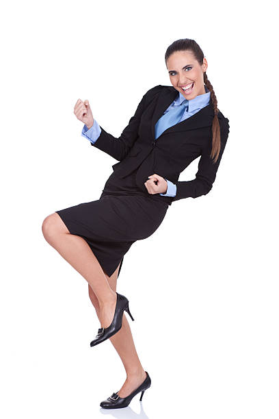 istock businesswoman celebrating success 148788113