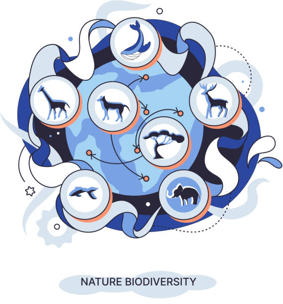 istock Biodiversity and environmental animal species protection concept. Saving wildlife ecosystem 1487891164