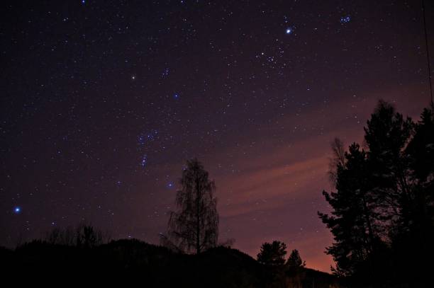 istock Magical Starry Sky in the Forests of Norway 1487895229