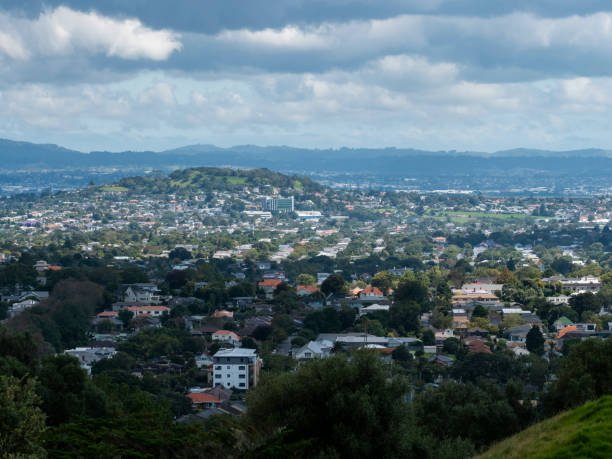 istock Auckland city detailed distant view 1487895999