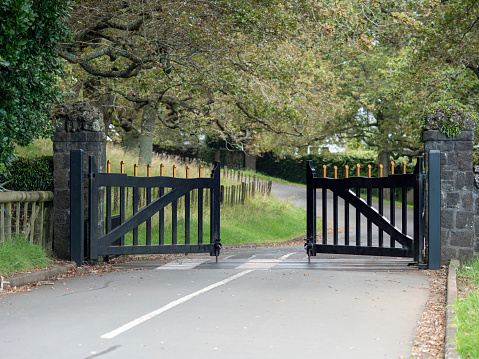Gates of Cornwall Park in Auckland, New Zealand