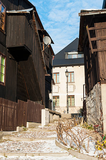 istock Old wooden buildings 148790101