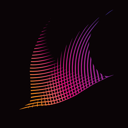 Fly Abstract Flying Abstract Stock Illustration - Download Image Now - Abstract ...