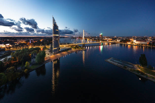 istock River Daugava photographed from Pardaugava side in Riga, Latvia 1487902621