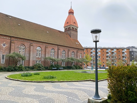 General view of the former religious church in Berlin-Lichtenberg. Designed by Ludwig von Tiedemann, 1903-1905, erected by Robert Leibnitz. \