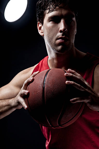 istock Basketball player with a ball in his hands 148790758