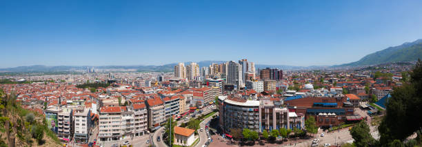 istock Panoramic view of Bursa city in Turkey 1487910323