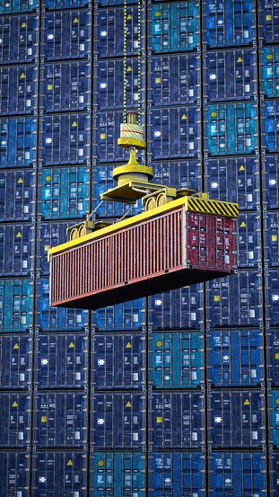 Container, Commercial Dock, Mode of Transport, Transportation, Shipping