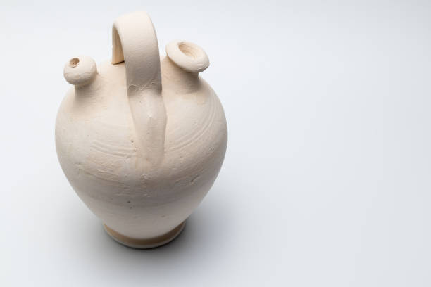 istock Clay botijo. Traditional Spanish drinking container used to keep water or other liquids cool 1487913256