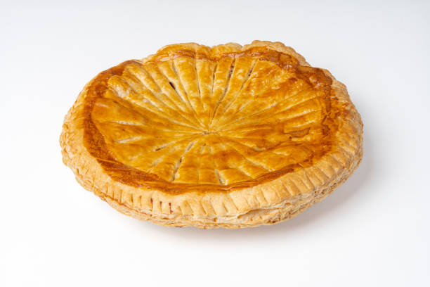 istock Paris, France - 05 05 2023: Presentation of a homemade chocolate king cake 1487917512