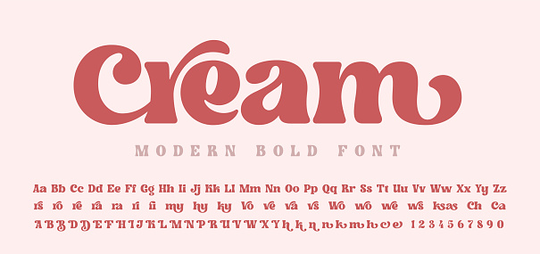 An elegant bold font with a big set of ligatures in modern style, this font can be used for logotypes