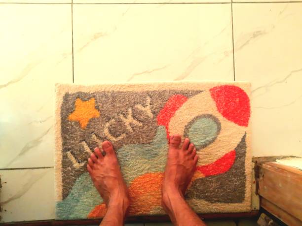istock doormat with lucky writing 1487919848