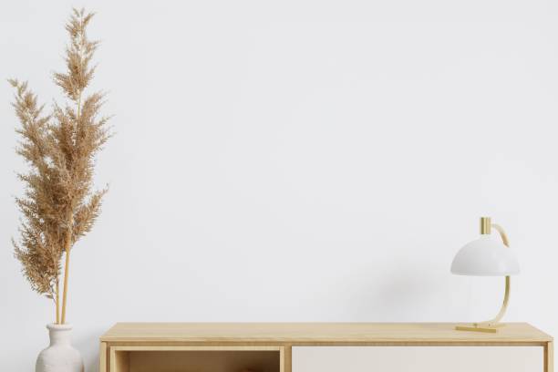 istock 3D rendering of a small minimalistic drawer in a modern living room 1487921003