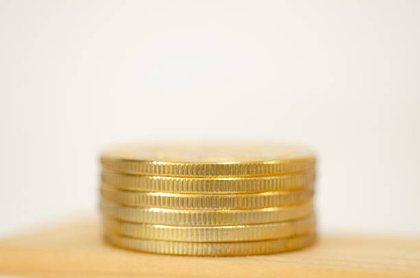 Group of coin in saving growth money.