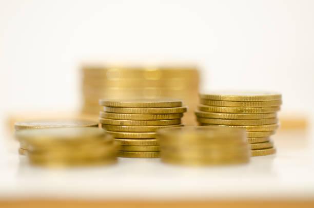 istock Group of coin in saving money. 1487922251