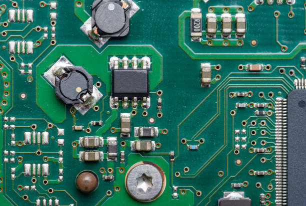 istock Macro of a green computer drive 1487926059