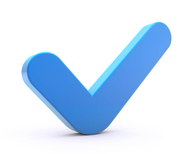 istock Tick mark 3d isolated on white background. check mark 3d. Tick symbol. 1487929902