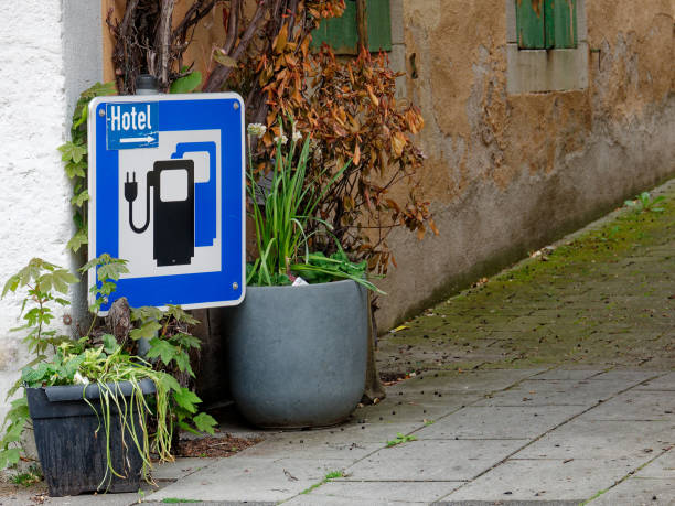 istock electric vehicel charging station sign 1487929927