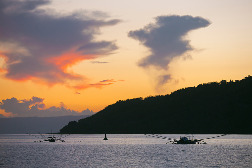 Beautiful Sunset Hues taken at Maribojoc Port, Bohol, Philippines